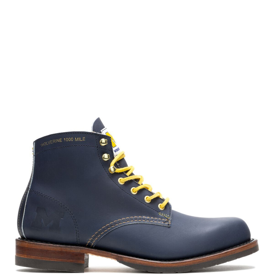 wolverine x university of michigan-team 144 commemorative 1000 mile boot