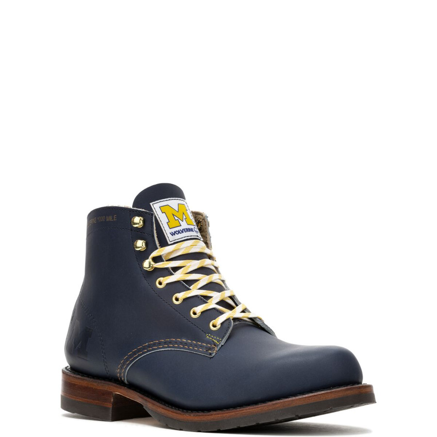 wolverine x university of michigan-team 144 commemorative 1000 mile boot