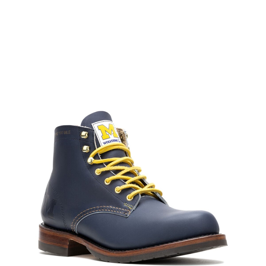 wolverine x university of michigan-team 144 commemorative 1000 mile boot