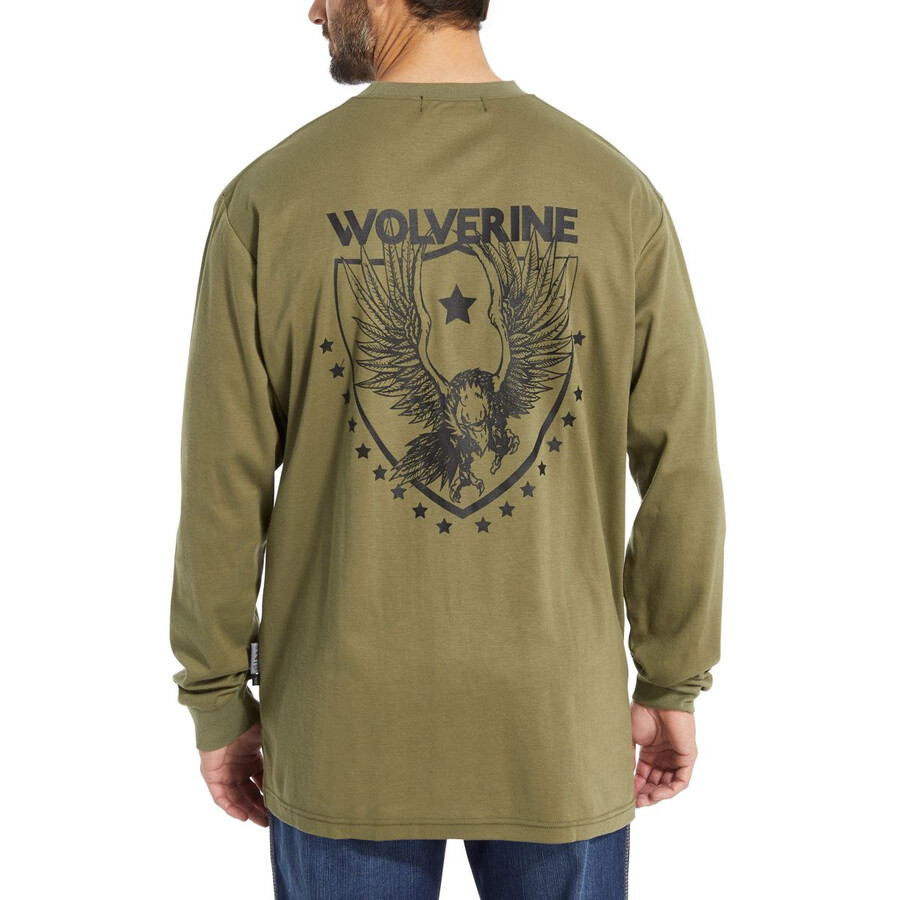 fr long sleeve print tee