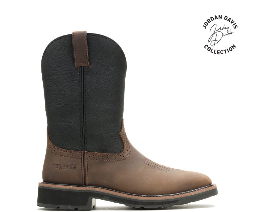 wolverine x jordan davis rancher stahl zehe wasserdicht wellington