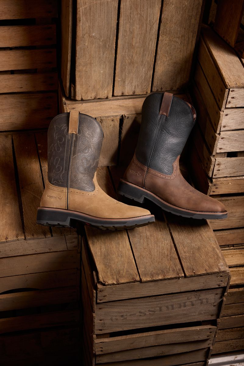 wolverine x jordan davis rancher stahl zehe wasserdicht wellington